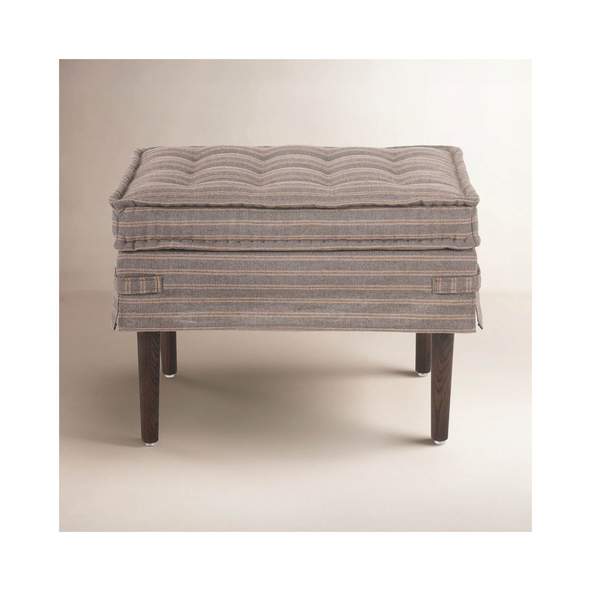 Cumberland 24" Ottoman, Brown