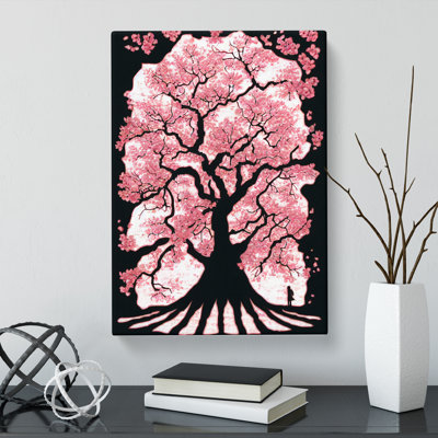 Cherry Blossom Tree Gothic - Wrapped Canvas