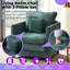 Fauteuil de salon avec fauteuil rembourré épais et ensemble de 3 coussins pour l'intérieur-2052471203