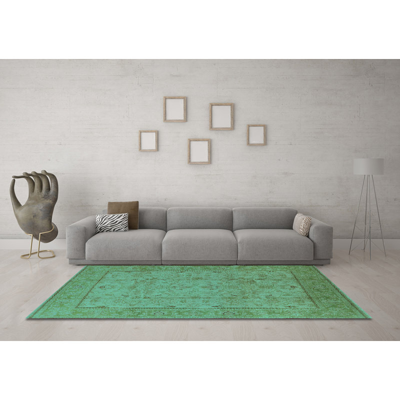 Chrisotpher Performance Oriental Indoor Rug, Square 7'