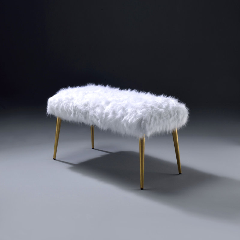 Banc avec pieds droits