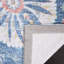 Tapis oriental bleu / crème touffeté à la main Saffron-1398959914