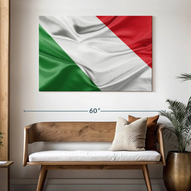 Drapeau italien Borges, H 32 po x l 48 po