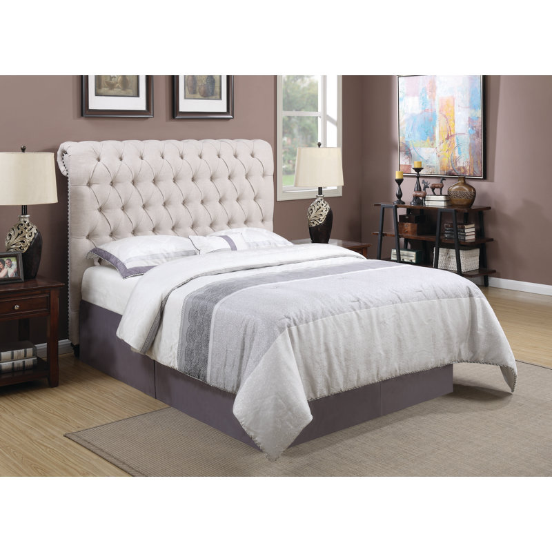 Goutier Upholstered Panel Headboard, King
