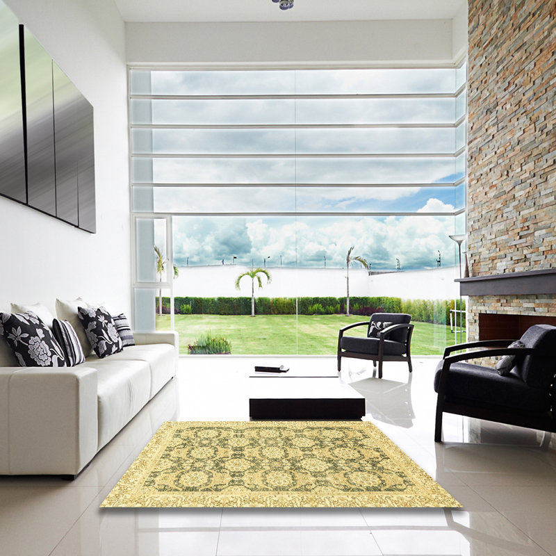 Oriental Indoor Rug, Square 4'