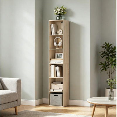 158.51 cm H x 30.01 cm W Cube Bookcase