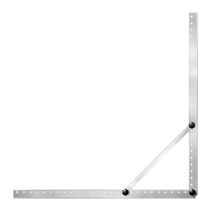 Supports à panneau solaire réglables de 50 pouces, support inclinable en aluminium robuste pour véhicule récréatif, bateau et toit