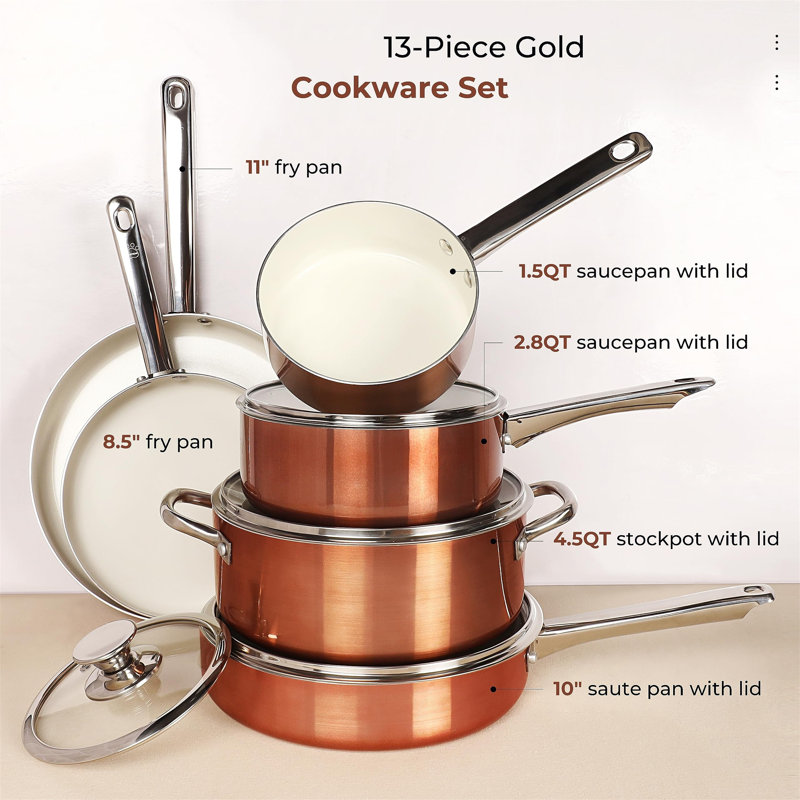 Bonifant 6 - Piece Aluminum Cookware Set
