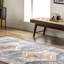 Tapis lavable en machine à motif tribal Mae SpinClean-1262170057