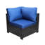 Patio 7: Pe d'extérieur avec coussins en éponge et table basse, rouille - Mobilier d'assise confortable: 7