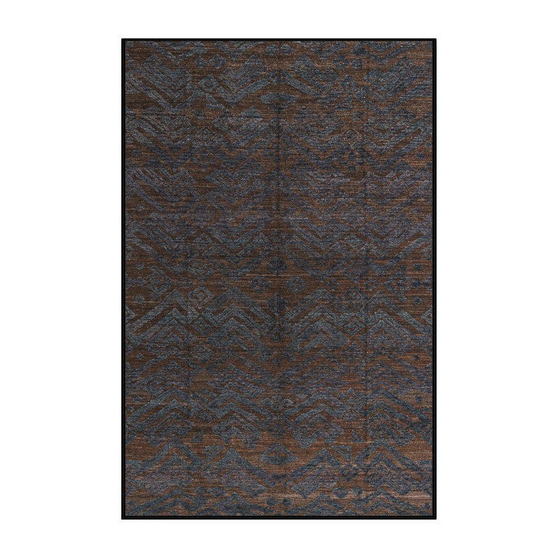 Abstract Indoor Rug, Rectangle 7' x 10'