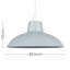 12cm H Metal Bowl Pendant Shade ( Clip On )-559365172