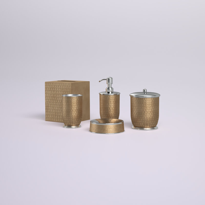 Ensemble d'accessoires de salle de bain 5 pièces Glossop