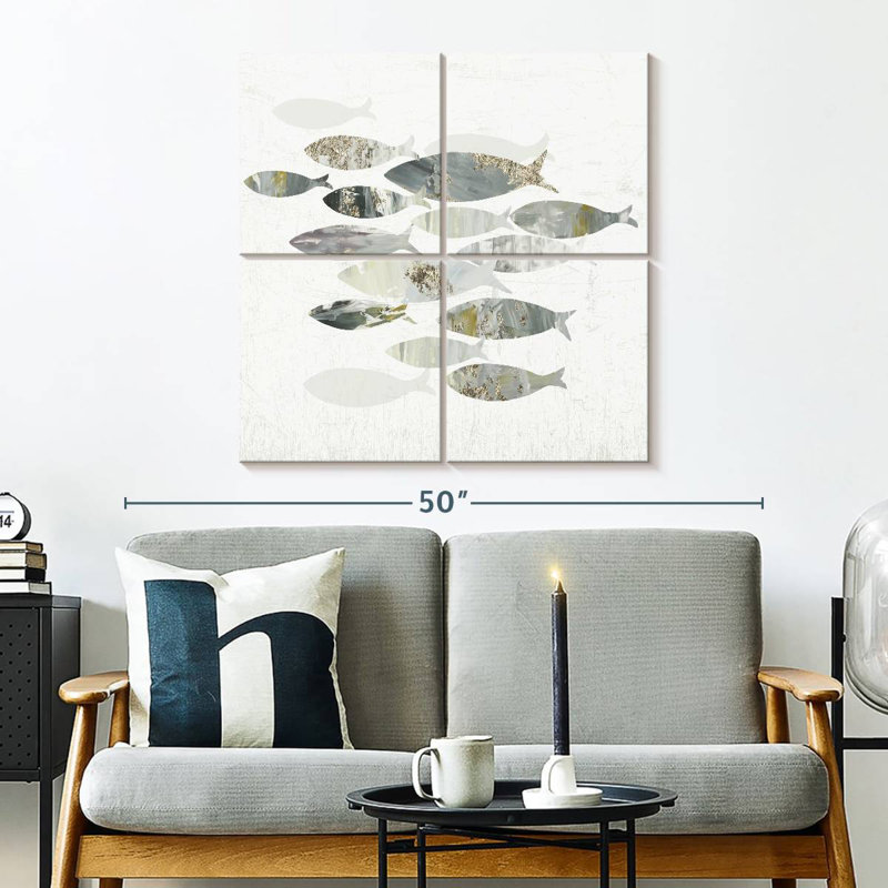 Brampt Gone Fishing II, 32" H x 32" W