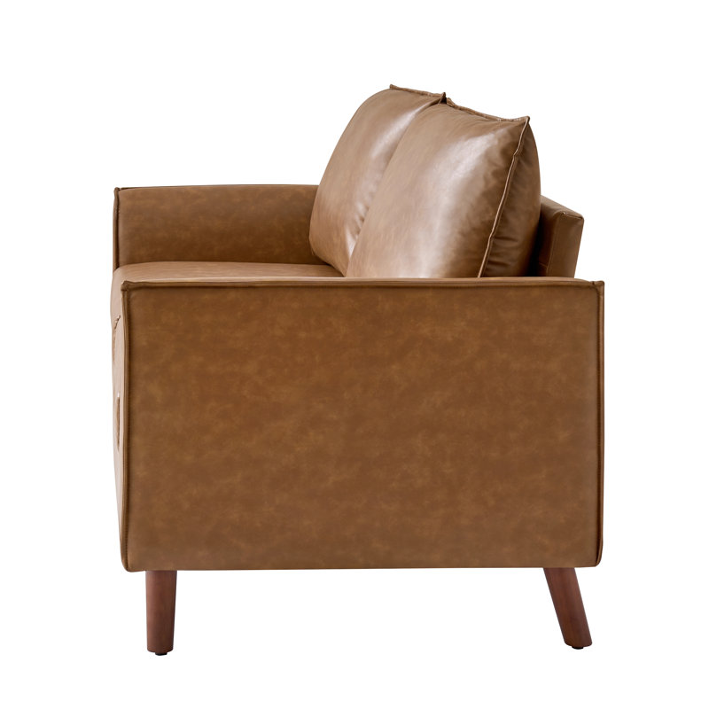 Canapé Alpha Mid-Century, Chameau