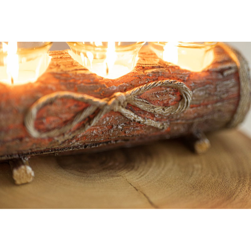 Plastic / Acrylic Tabletop Tealight Holder with Candle Included