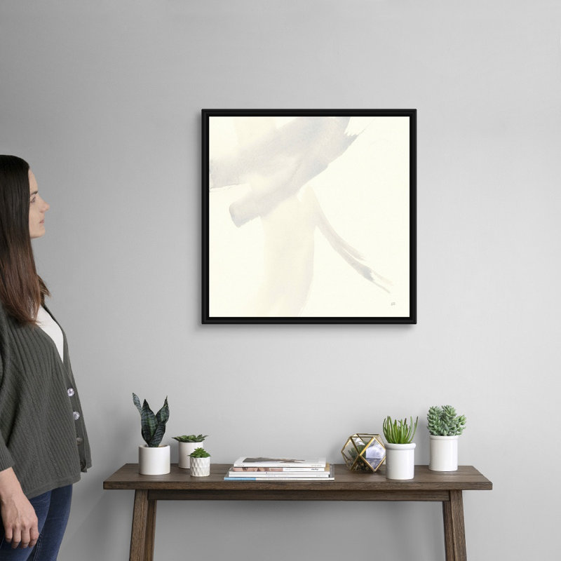 Impression sur toile, Cadre flottant noir, H 26 po x l 26 po x P 1,75 po