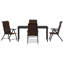 4 - Person Patio Dining Set with-1864125168-1864125171