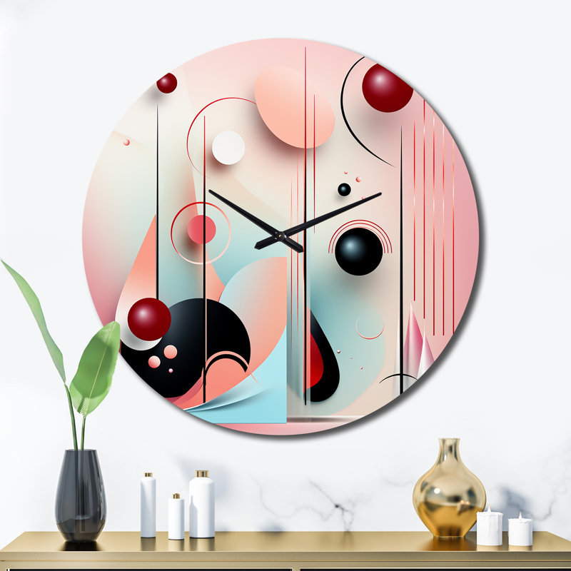Horloge murale en métal, Très grand