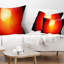 Housse et insert de coussin  Abstract Glowing Misty Sphere