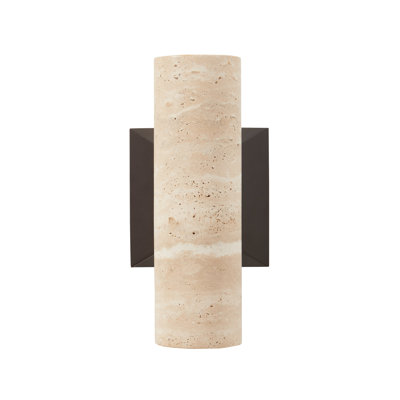 Monolith Wall Sconce — Travertine