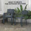 Stacking Patio Dining Armchair