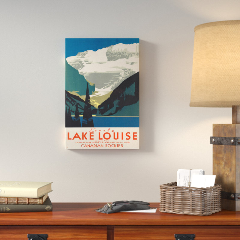 « canadian rockies ii », publicité sur toile tendue, H 30 po x l 20 po