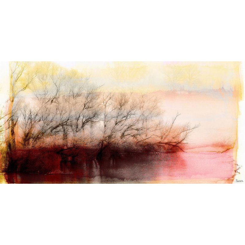 « deerhurst » par parvez taj,, reproduction d’art sur toile tendue, H 22,5 po x l 45 po