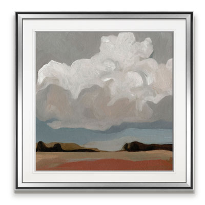«Cloud formation I» par Emma Sarvey - reproduction d'art encadrée