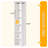 Narielle 11.8"W Narrow Bookcase-1337919940-1283936233