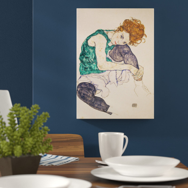 Egon Schiele - Wrapped Canvas Painting, 76cm H x 50cm W