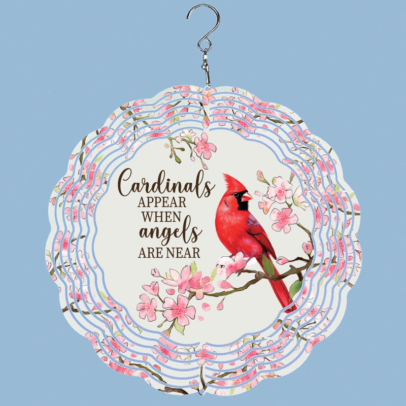 Cardinal Sentiment Memorial Illusion Spinner