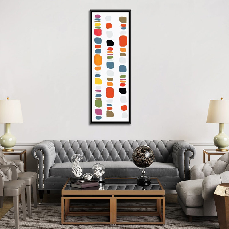 « pebble i », impression sur toile, H 72 po x l 24 po x P 1,5 po, Toile tendue