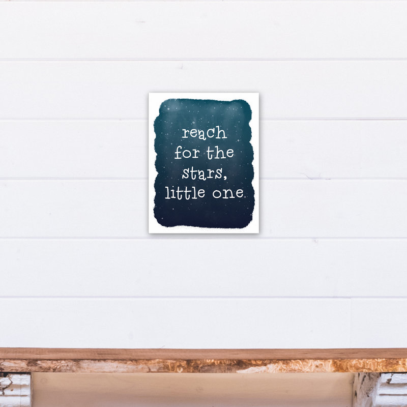 «Reach for the Stars», art sur toile