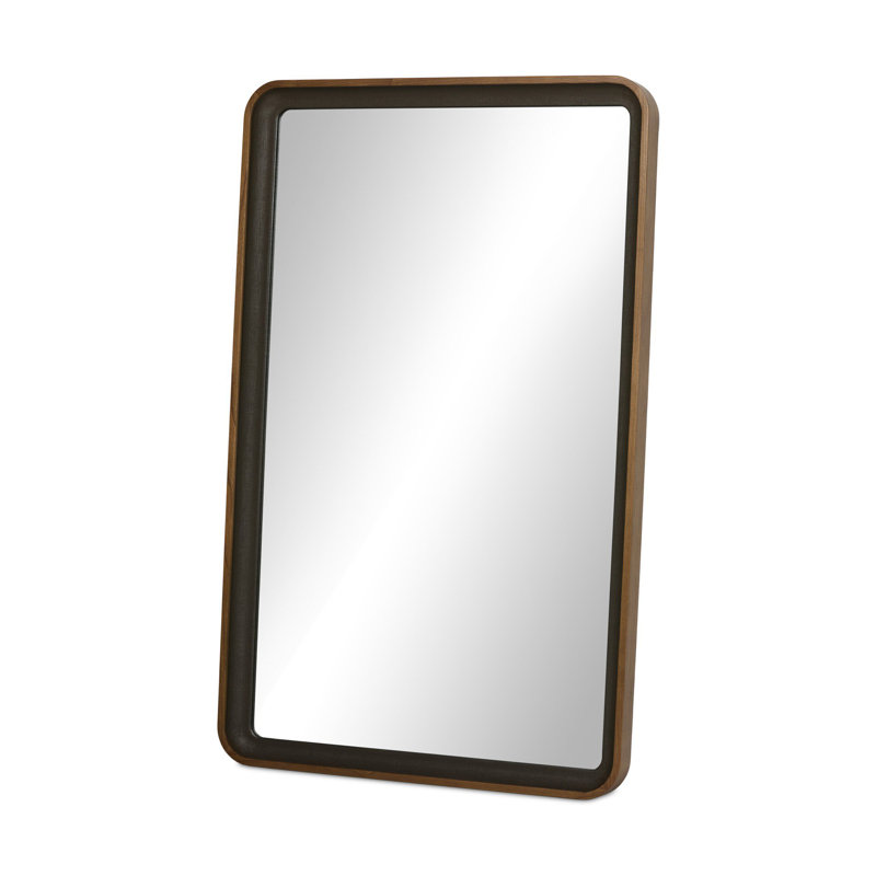 Arno Grand Floor Mirror-Dark Green Lacquered Linen