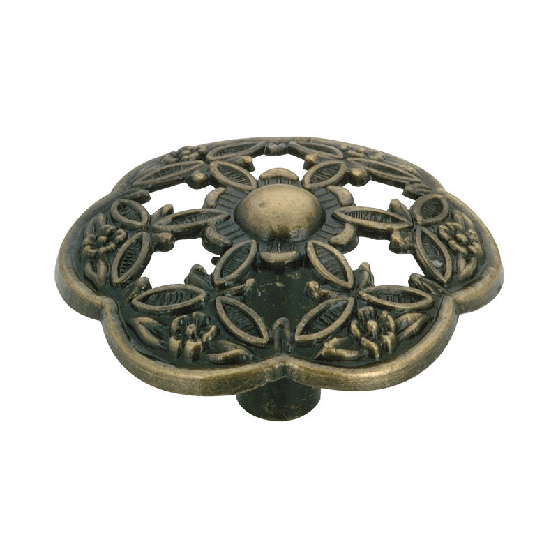 Poignée ronde surdimensionnée de 1 5/8 po de diamètre Expression, Antique English