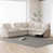 100 % lin beige est en rupture de stock