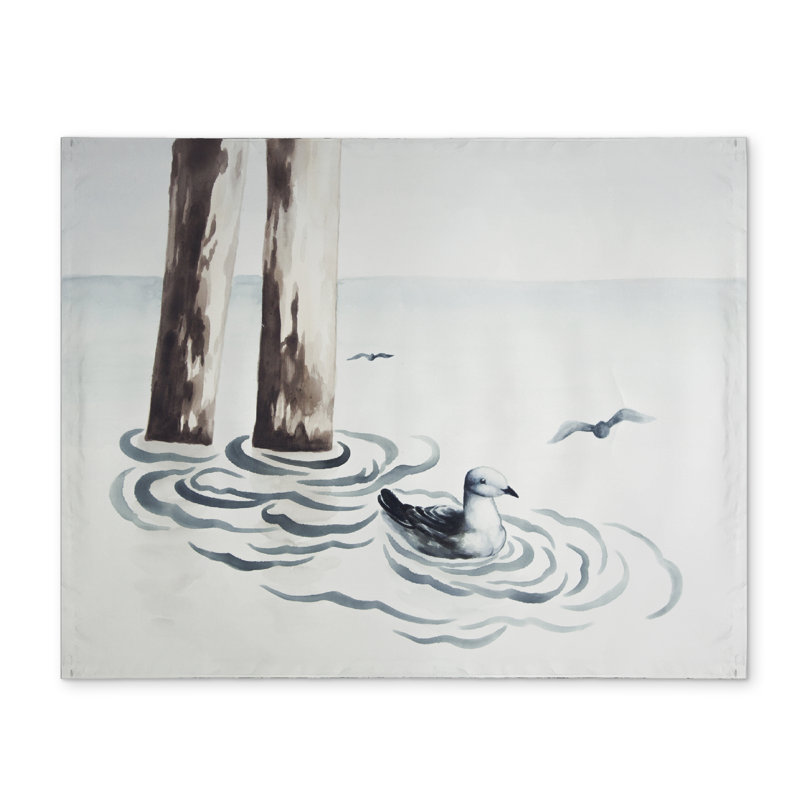 Seagull Marine Animals Placemat - Polyester Home Decor