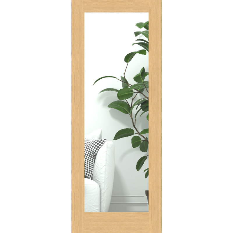 Oak Shaker 1 Lite Clear Glass Internal Door - 762 x 1981 x 35mm (WxHxT)