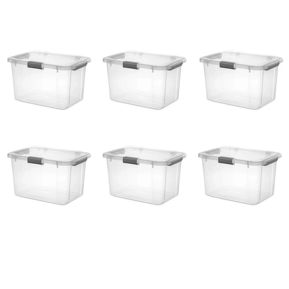 Sterilite HingeLID Box (Set of 6) Sterilite
