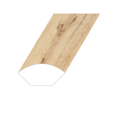 Rond quart de longueur 0,6 po x 1,1 po x p 94,5 po vinyle