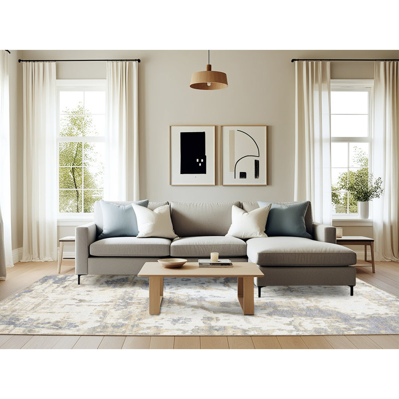 Abstract Indoor Rug, Rectangle 6'0" x 9'0"