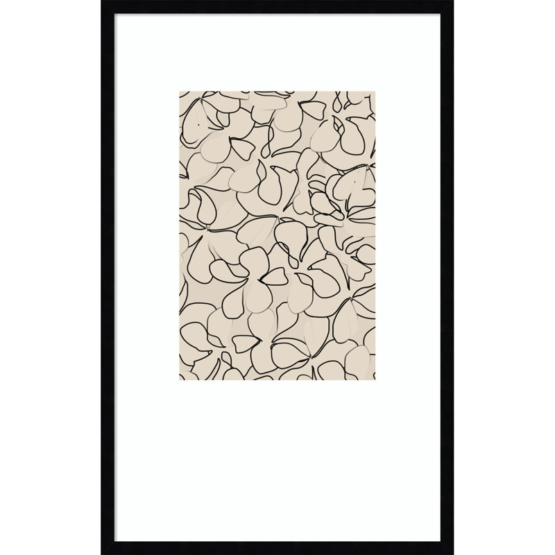 Reproduction d'art encadrée sans soudure, 33 x 21