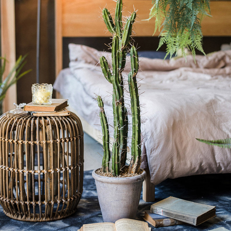 Cactus artificiel 37,4 po dans un pot de fleurs