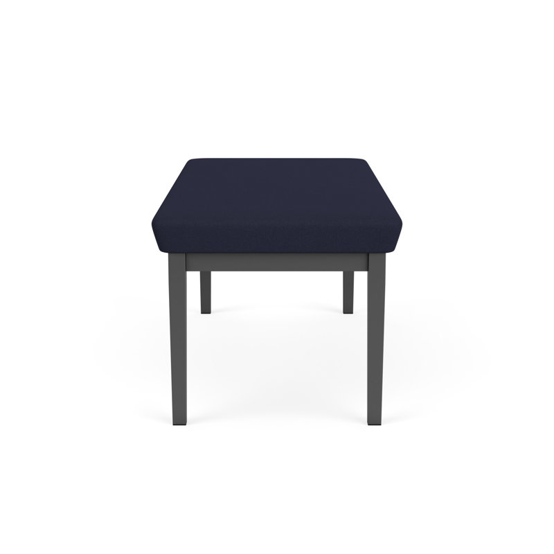 Structure en métal Lenox, Gris anthracite, Bleu marine Visite Libre - Tissu uni