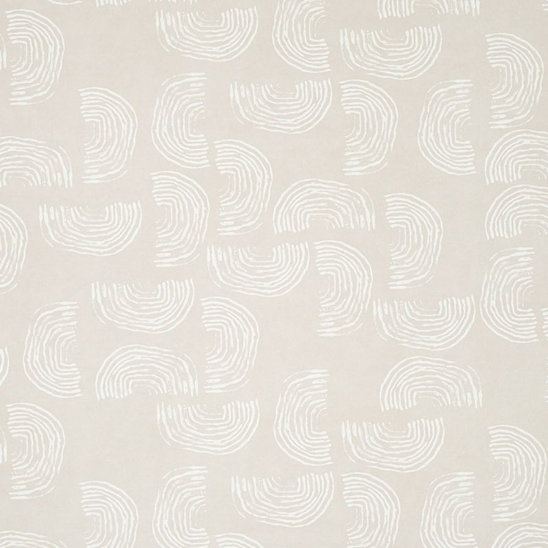 Schumacher x Caroline Z Hurley Quansoo Wallpaper, Ivory Neutral