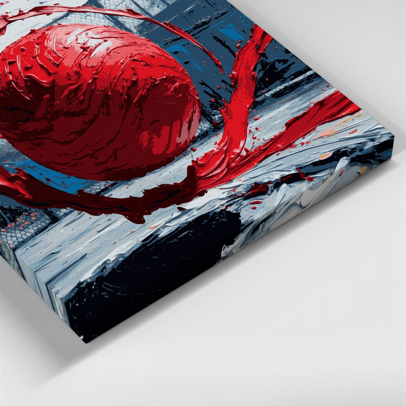Art mural sur toile Sports Kickball, H 11 po x l 14 po
