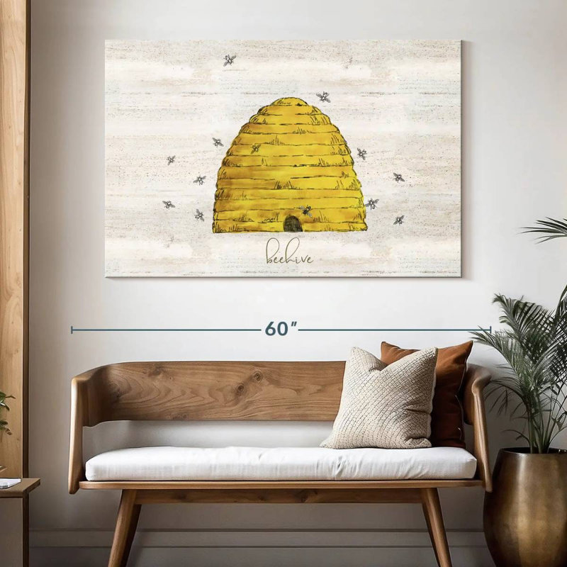 Brampt Bee's Life I - Beehive, 34" H x 51" W