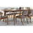 Marcella Dark Walnut Mid-Century Rectangle Dining Table