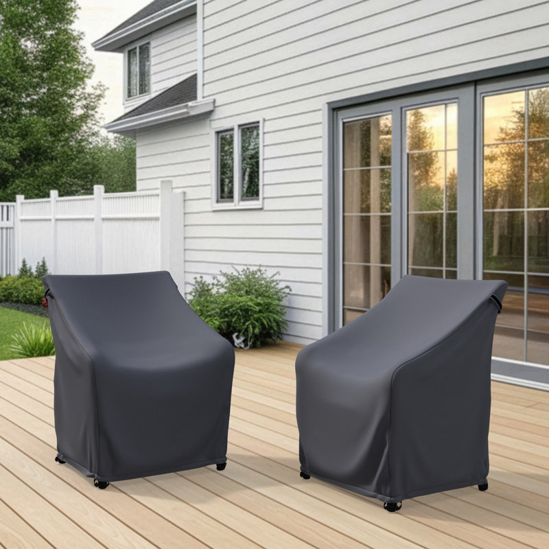 Hawes Outdoor Wicker Stacking Dining Chair Covers